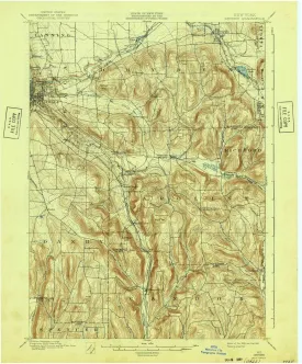 1900 Dryden, NY - New York - USGS Topographic Map