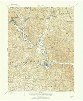 1903 Athens, OH  - Ohio - USGS Topographic Map
