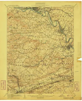 1906 Phoenixville, PA - Pennsylvania - USGS Topographic Map