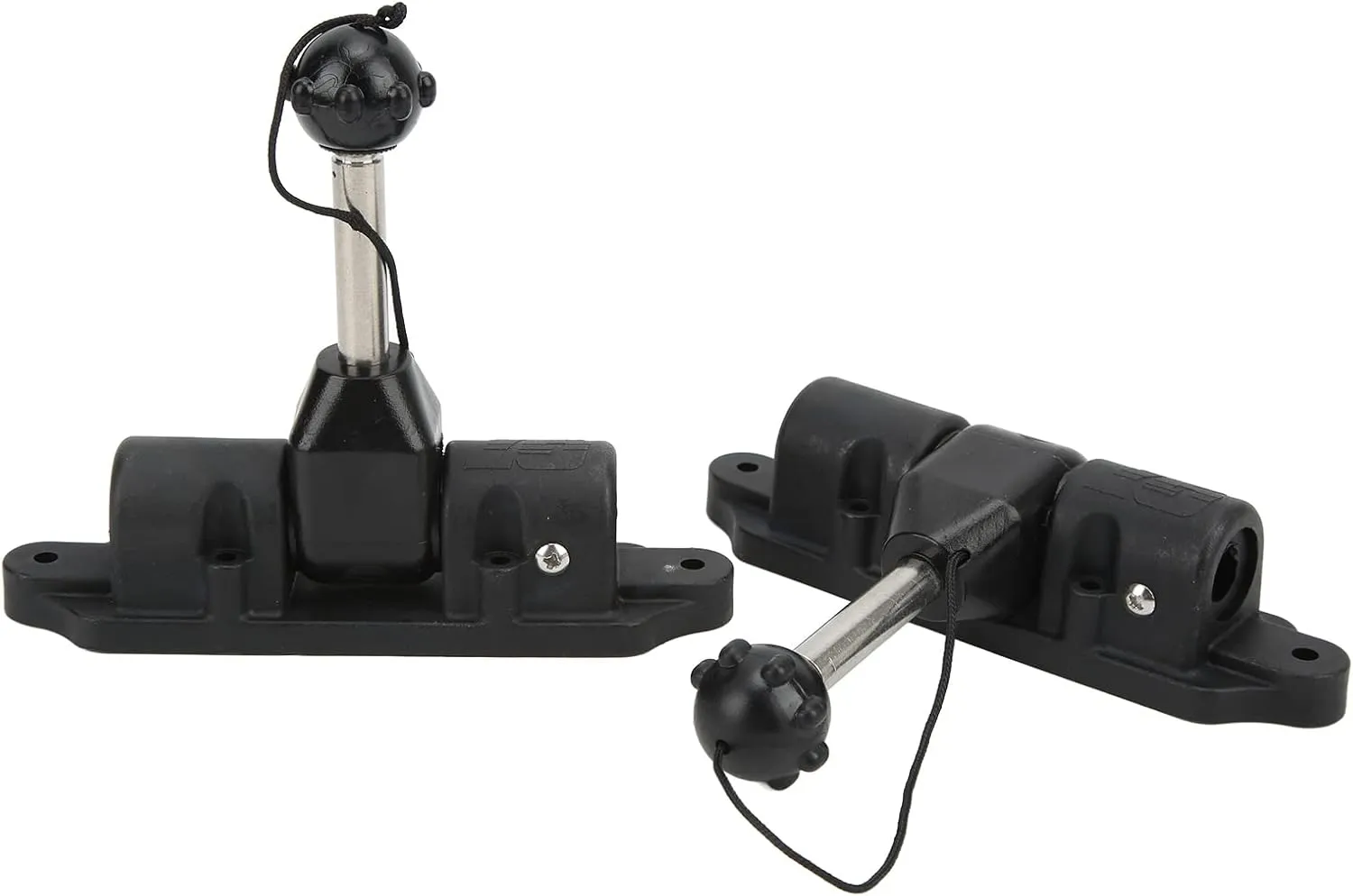 2PCS Kayak Paddle Lock Holder | 360 Rotatable ABS Patch for Inflatable Boats/Canoes/Rafts | Weatherproof Oar Accessories, 363g Lightweight