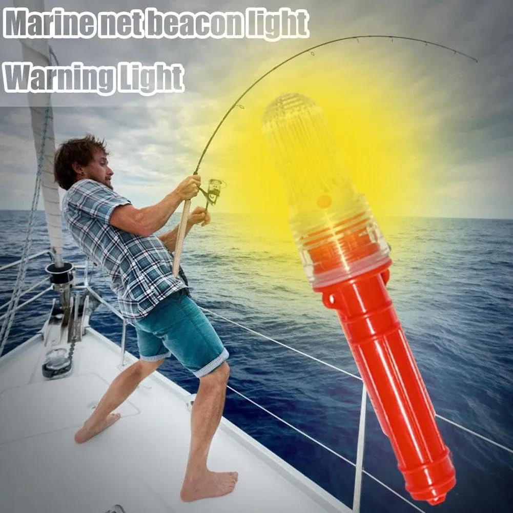 3 PCS Boat Flares,Electronic Boat Flare Coast Guard Approved,Waterproof Boats Safety Kit Emergency Signals for Fishing Nets Boats Buoys,for Life Rafts & Emergency Signaling
