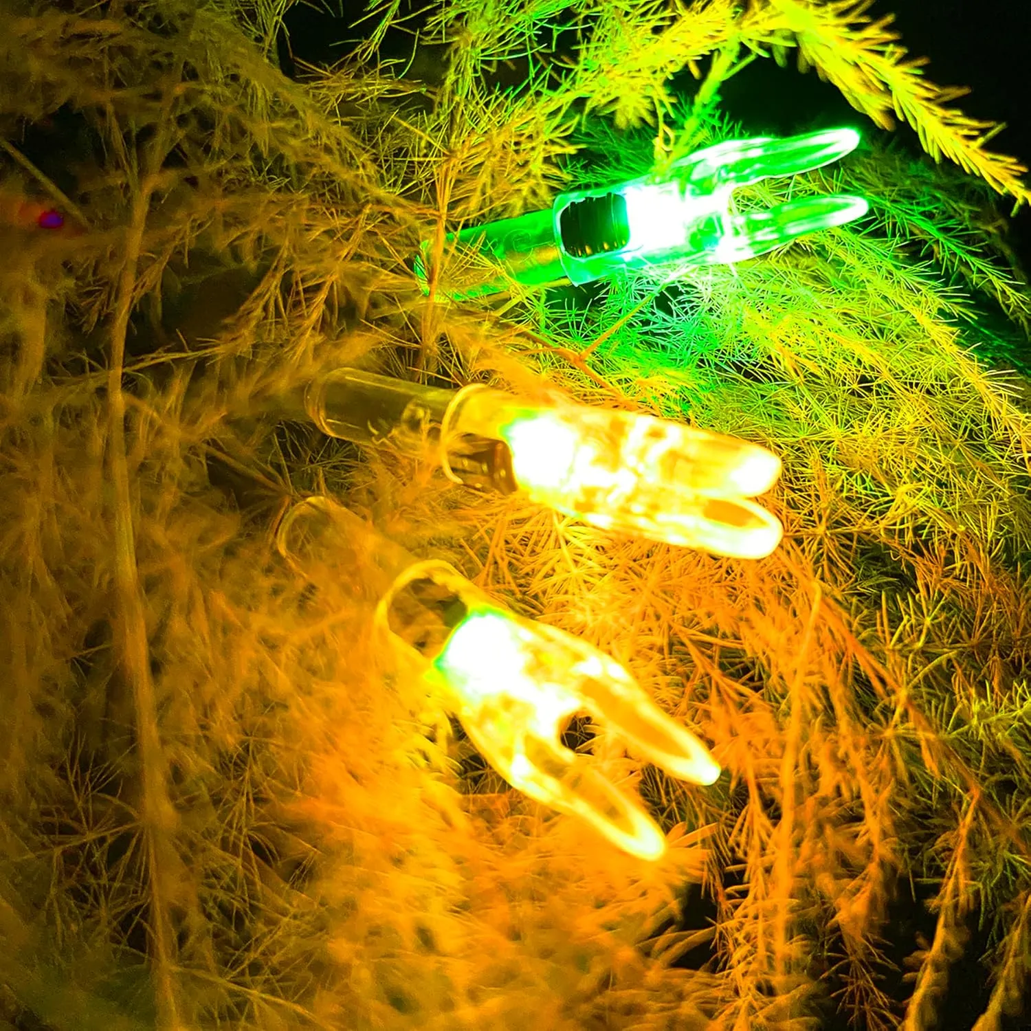 6PCS X Lighted Nocks for Arrows with .204 .233 .244 .246 Inside Diameter with H, S, GT Bushings High-Visibility LED Arrow Nocks, ON/Off Switch Included