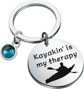 AKTAP Kayak Lover Gift Kayak Keychain Outdoor Adventure Lovers Jewelry