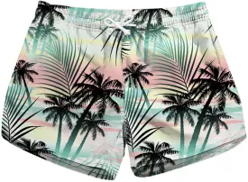Alidamo Womens Board Shorts Surf Beach Party Swimswear Bottoms Ladies Swim Wear Quick Dry Elastic Daily