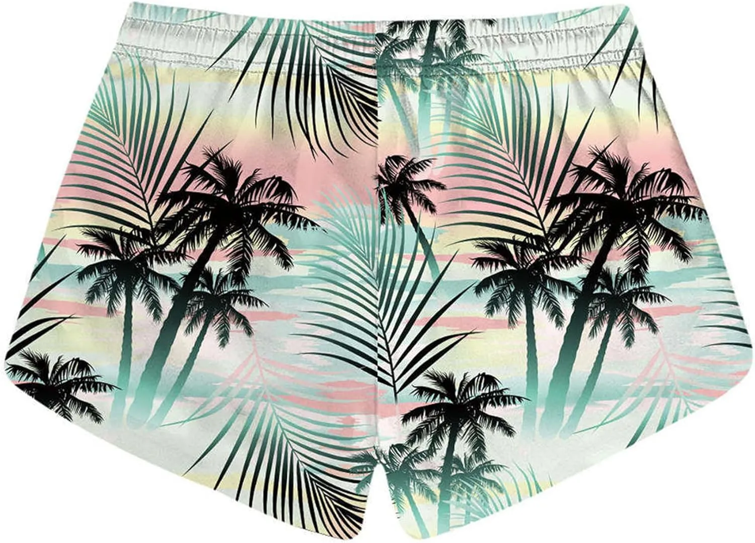 Alidamo Womens Board Shorts Surf Beach Party Swimswear Bottoms Ladies Swim Wear Quick Dry Elastic Daily