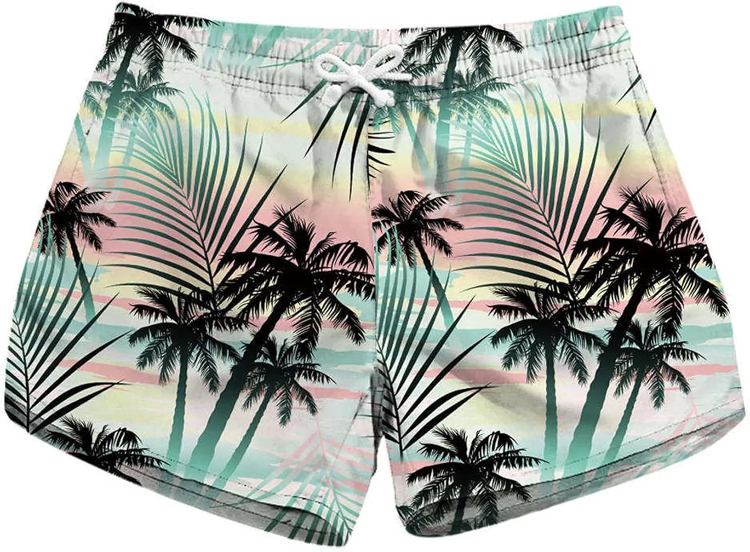Alidamo Womens Board Shorts Surf Beach Party Swimswear Bottoms Ladies Swim Wear Quick Dry Elastic Daily
