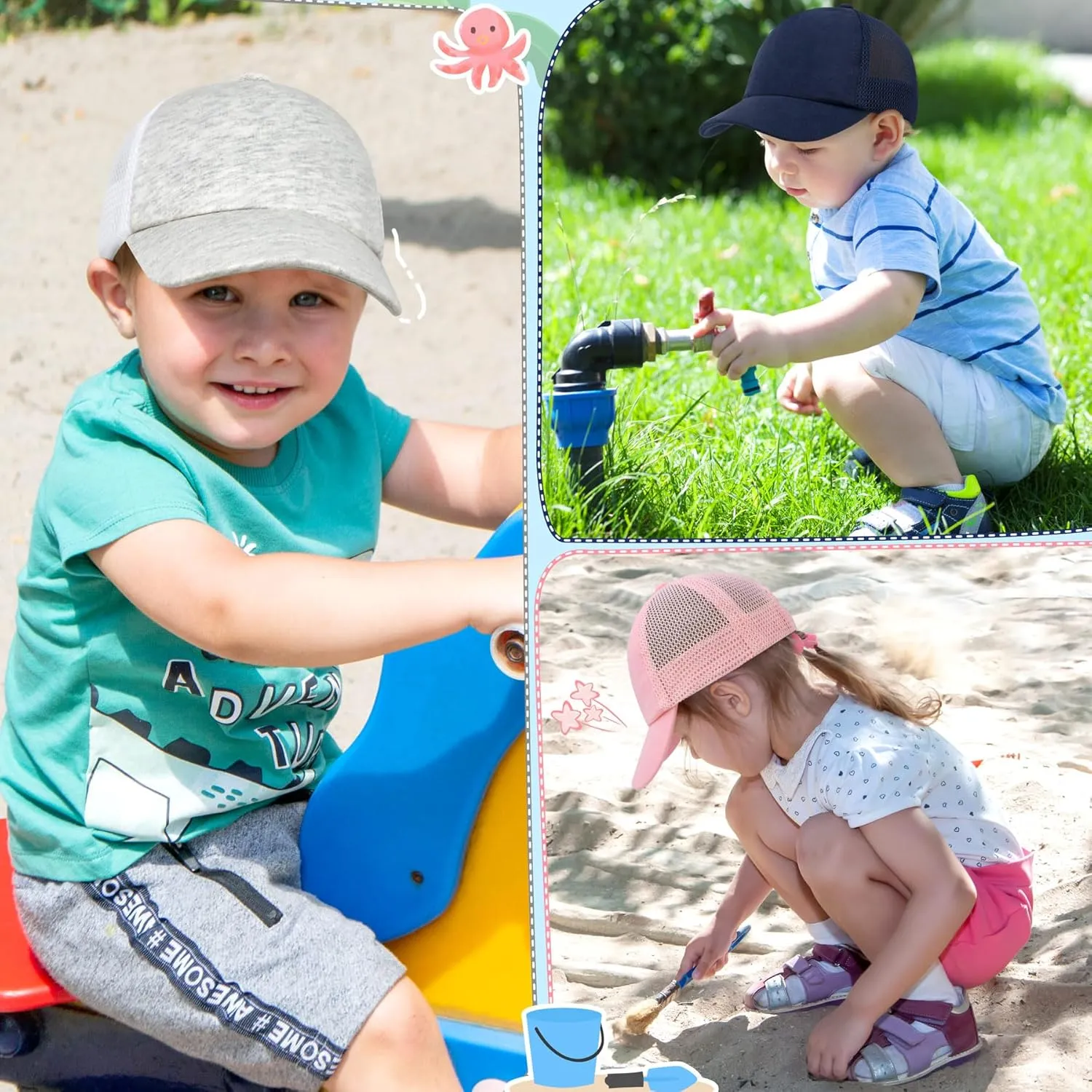 Baby Baseball Cap Toddler Baseball Hat with Mesh Infant Hat for Baby Boy Hats Baby Ball Cap Toddler Girl Hat Kids Hats