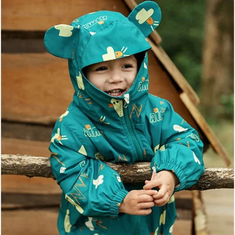 Baby Toddler Outdoor Coat Fleece-lined Jacket Set-143
