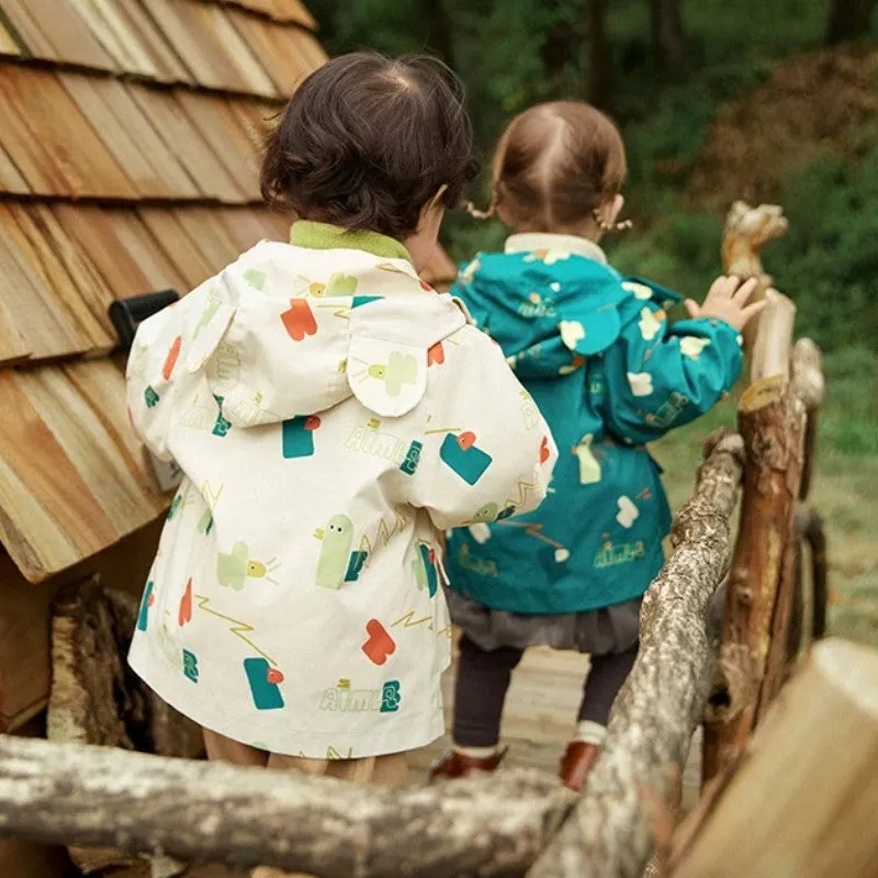 Baby Toddler Outdoor Coat Fleece-lined Jacket Set-143