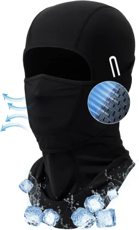 Balaclava Face Mask with Movable Deisgn for Men Women Summer Cooling Shiesty Mask Sun UV Protection-Motorcycle Ski Outdoor