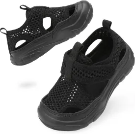 BARERUN Kids Water Shoes Boys Girls Barefoot Aqua Socks for Swim Surf Pool Beach Sport Lightweight Breathable Sandal Athletic Slip-On Sneaker for Toddler Outdoor Indoor