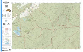 Barnato H5513 AUSTopo 1:250,000 Map