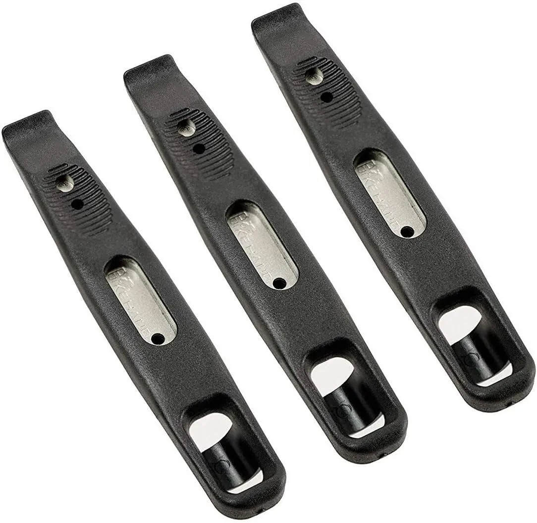 BIKEHAND Bike Bicycle Plastic/Metal Boosted/Steel Boosted Tool Tire Levers - Road Mountain MTB Bike Use - Great to Remove Tire at Ease and Replace The Tubes Without Damaging The Wheels