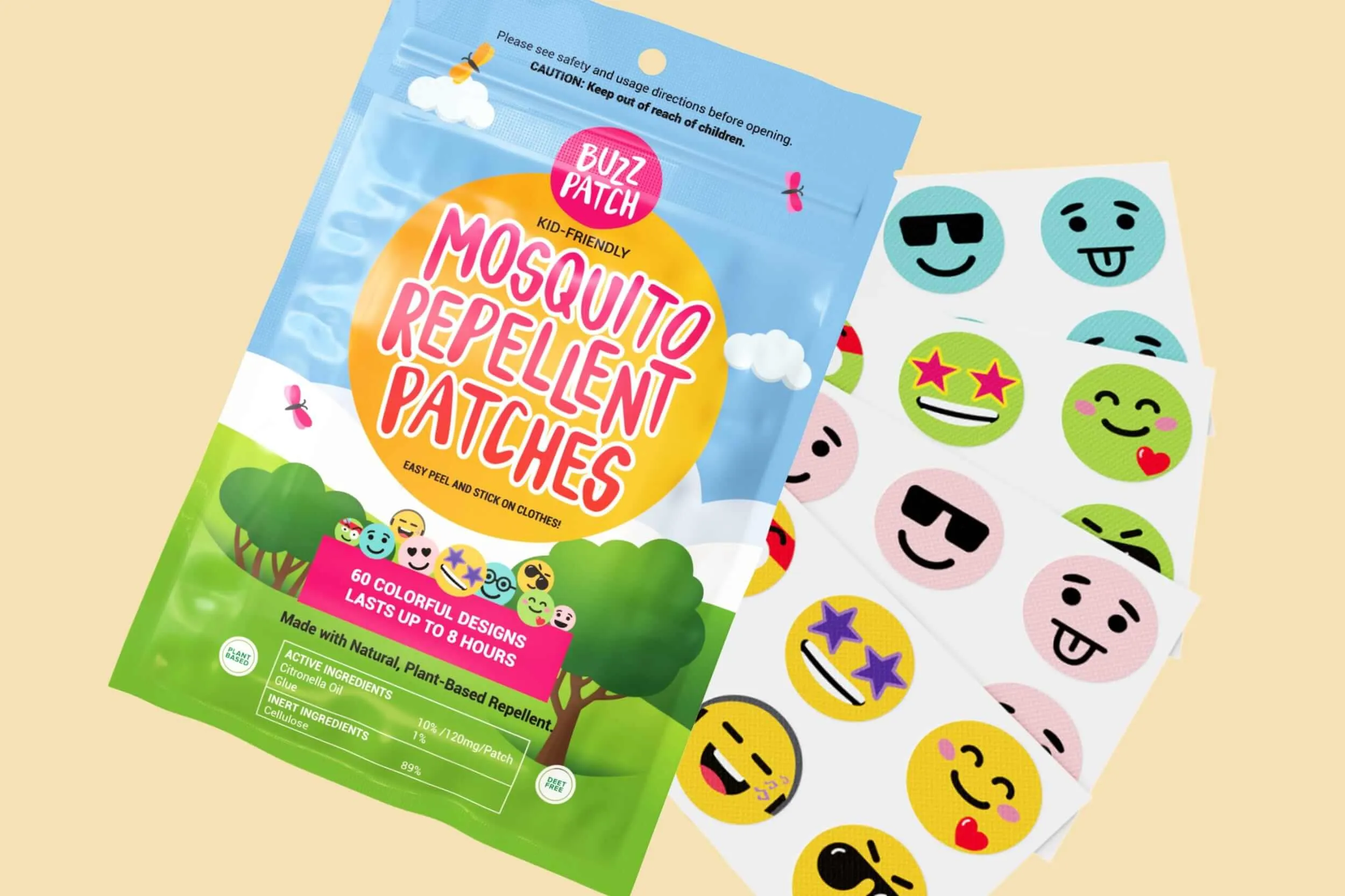 BuzzPatch Mosquito Repellent Patches**