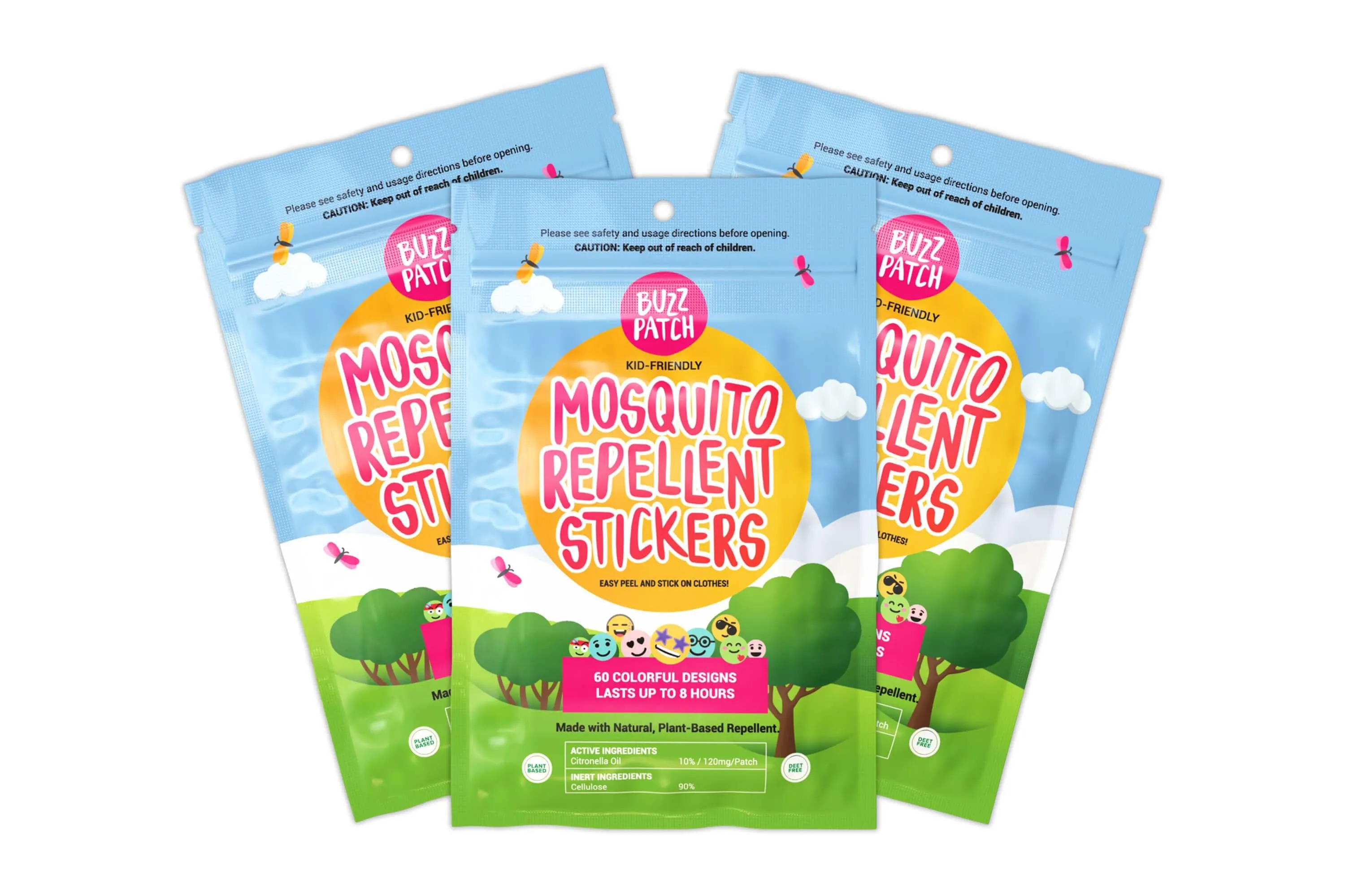 BuzzPatch Mosquito Repellent Patches**