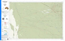 Croydon E5411 AUSTopo 1:250,000 Map