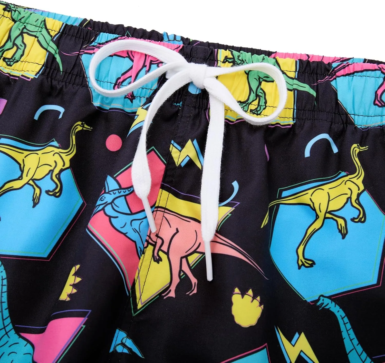 Idgreatim Women Summer Beach Boardshorts Quick Dry Swimwear Bottom Novelty Workout Pants with Drawstring