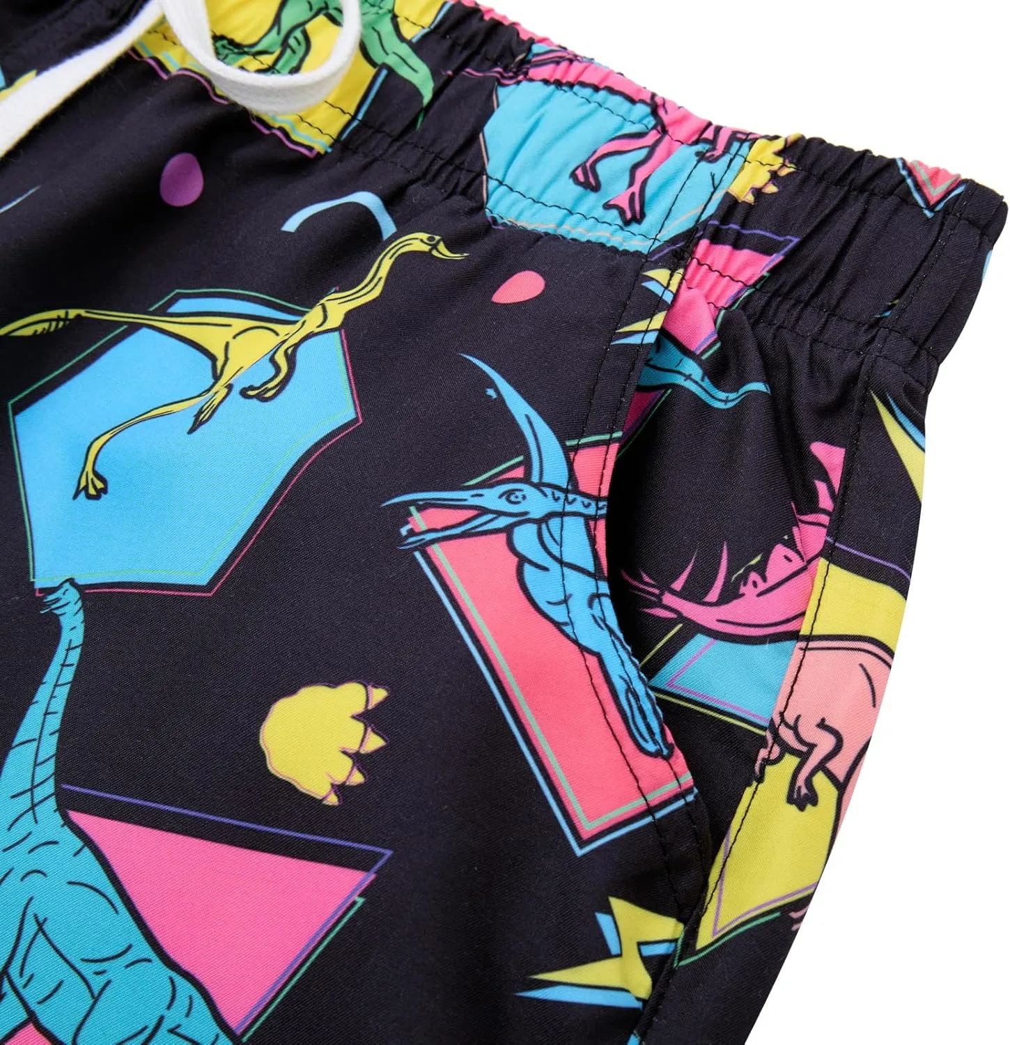 Idgreatim Women Summer Beach Boardshorts Quick Dry Swimwear Bottom Novelty Workout Pants with Drawstring