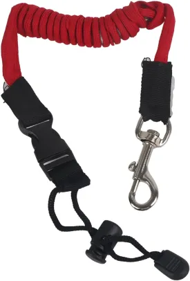 Kayak Paddle Holder, Kayak Paddle Leash Elastic Nylon Whit Metal Clip, Fishing Kayak Accessories for Inflatable Fishing Rubber Boat Canoes River Rafts Yachts Travel