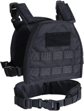 Kids Mini Airsoft Tactical Vest with Patrol Belt Molle Combat Vest XS/S Child Vest Suit