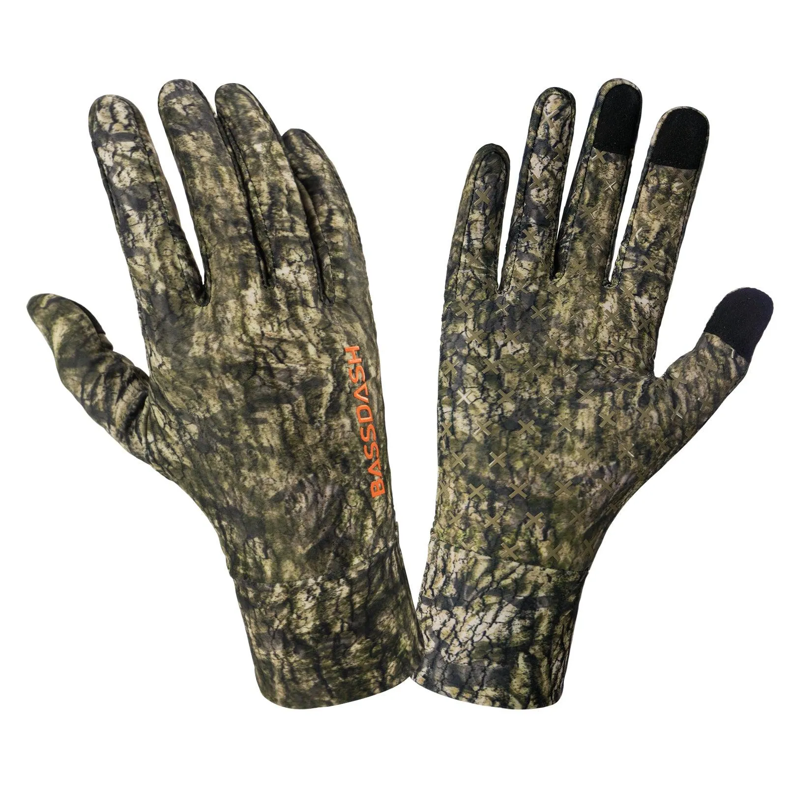 Men's Lightweight UPF 50  Camo Hunting Gloves HG05