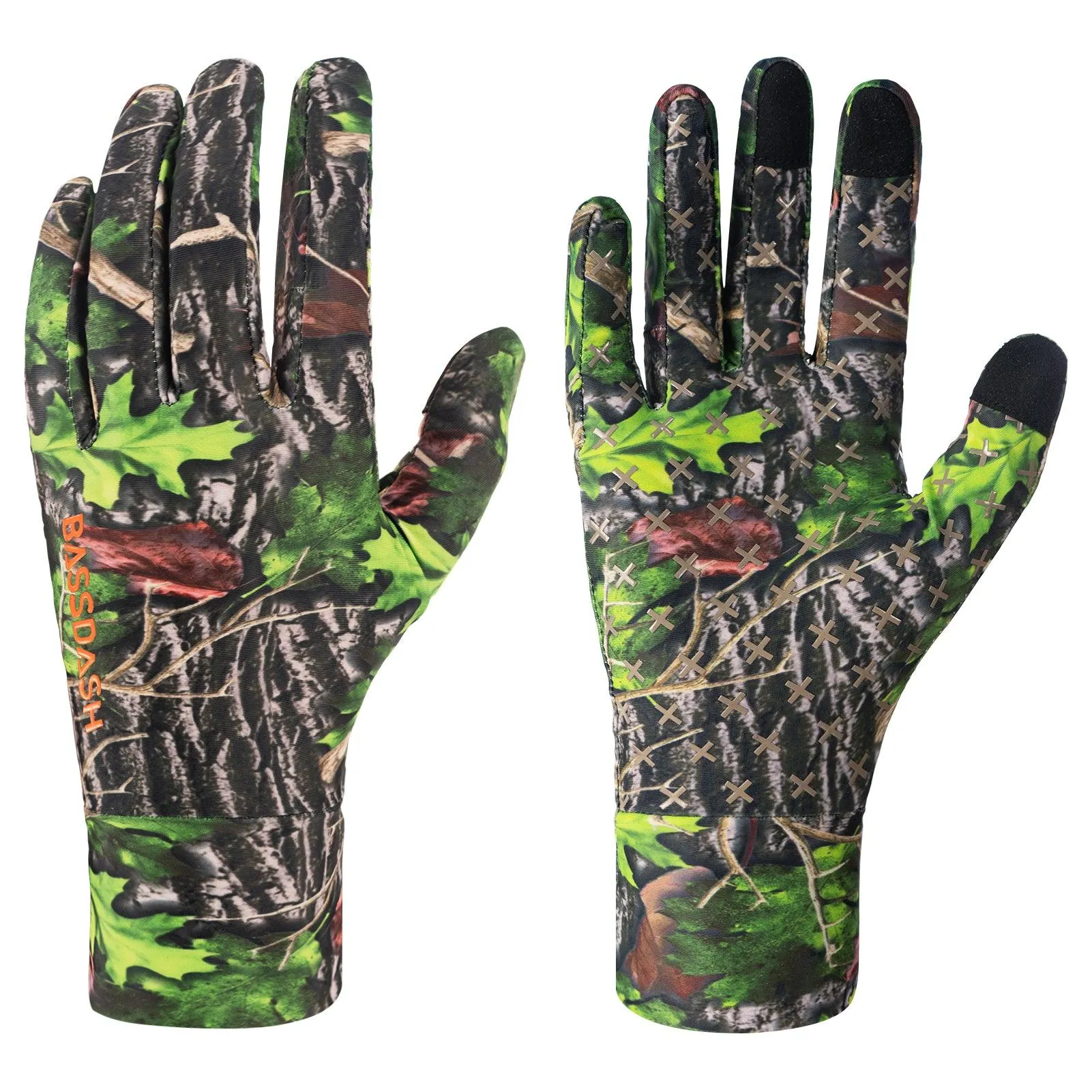 Men's Lightweight UPF 50  Camo Hunting Gloves HG05