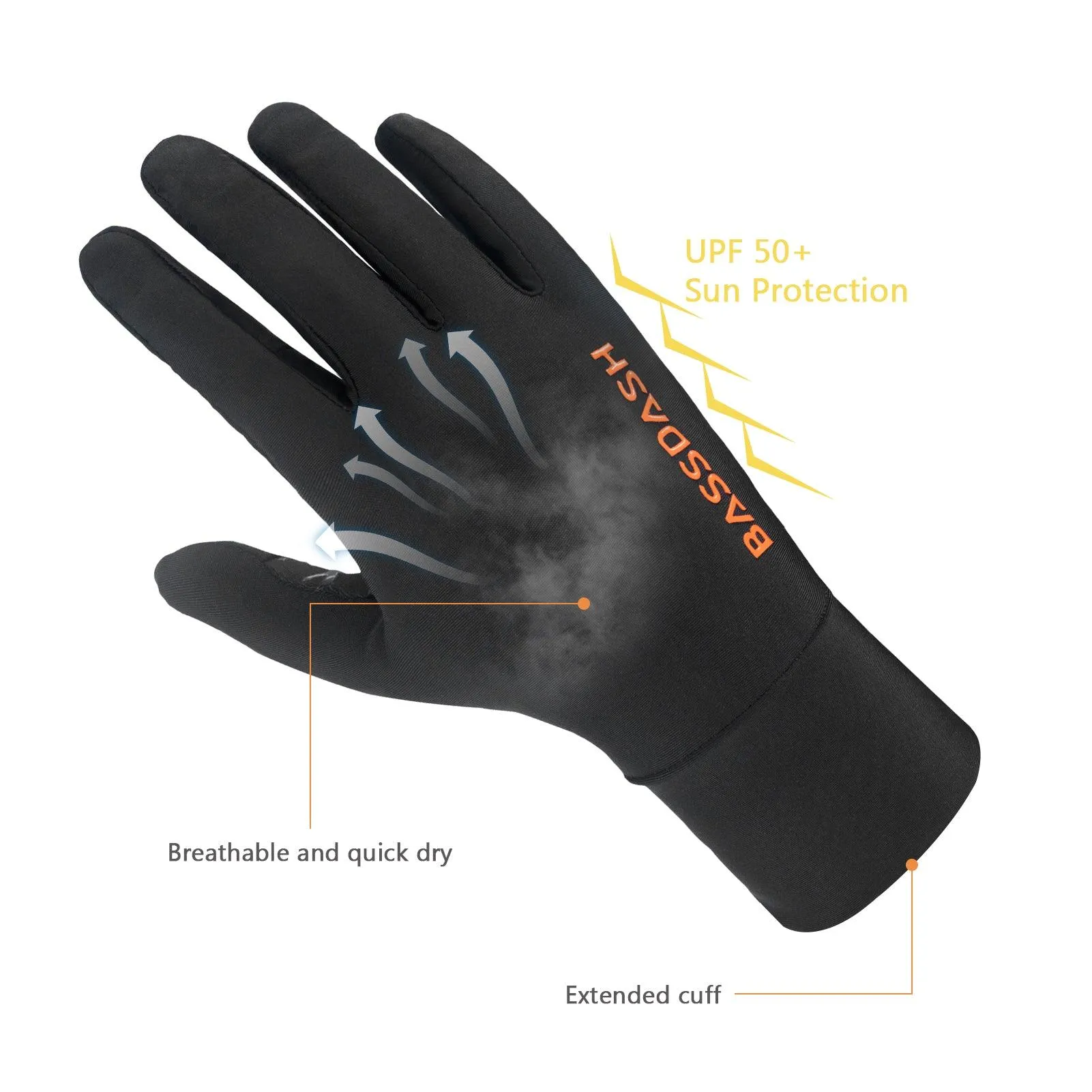 Men's Lightweight UPF 50  Camo Hunting Gloves HG05