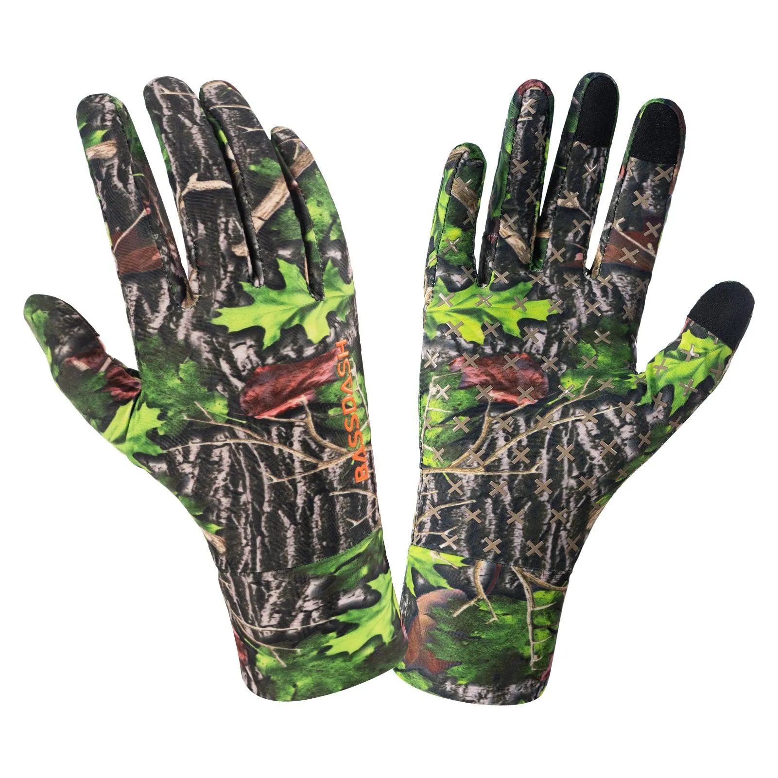 Men's Lightweight UPF 50  Camo Hunting Gloves HG05