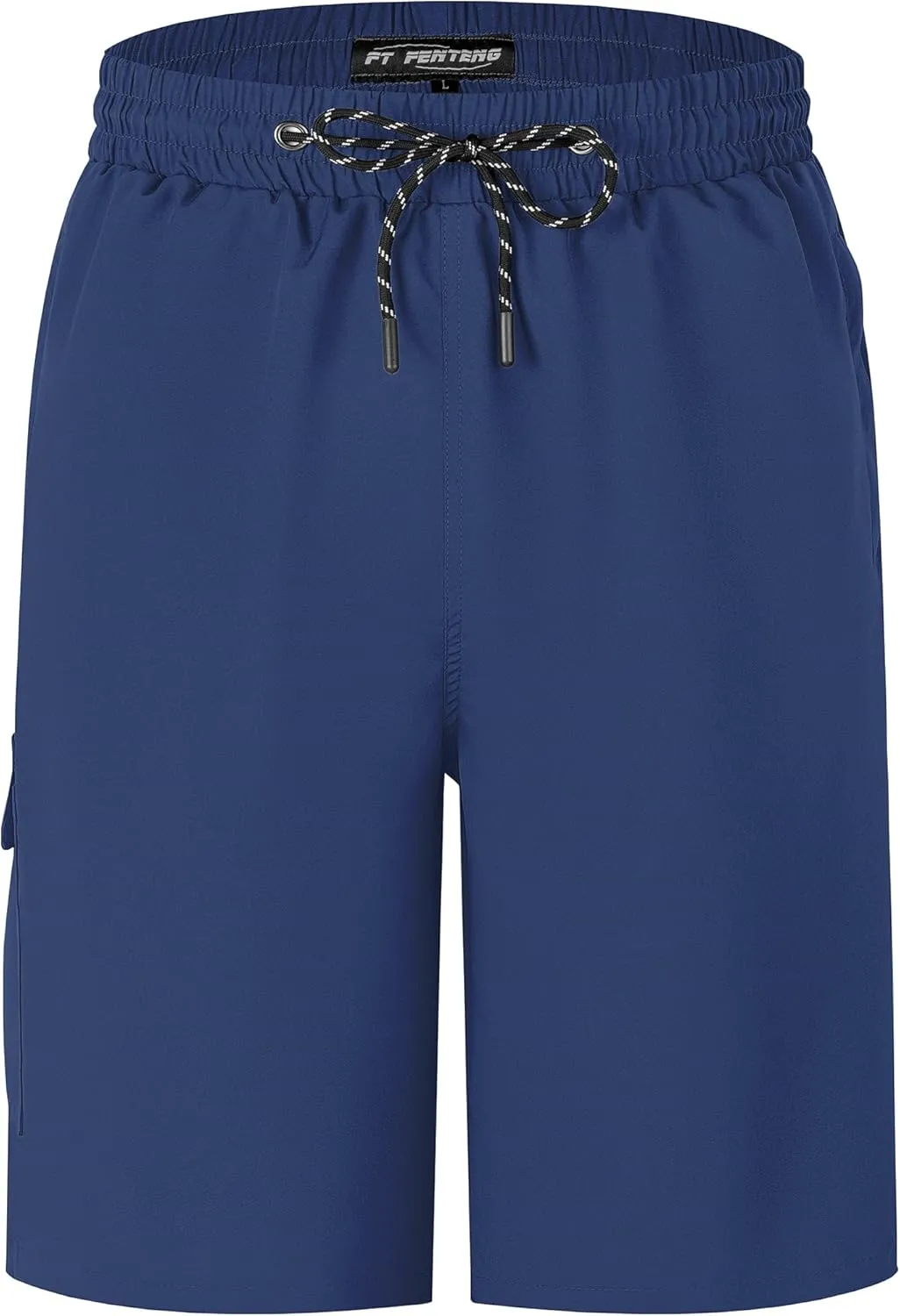 Men's Swim Trunks Quick Dry Board Shorts with Zipper Pockets Beach Shorts Bathing Suits for Men - No Mesh Liner