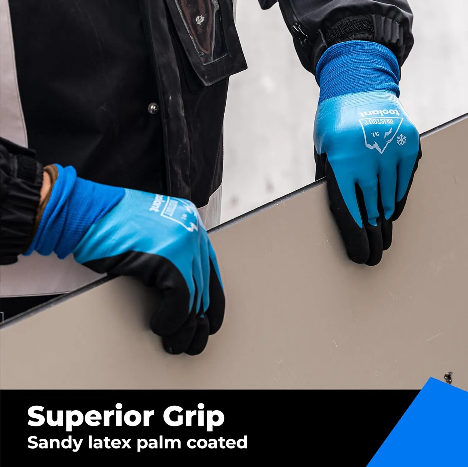 OriStout Waterproof Winter Work Gloves for Men and Women, Touchscreen, Freezer Gloves, Thermal Insulated, for Cold Weather