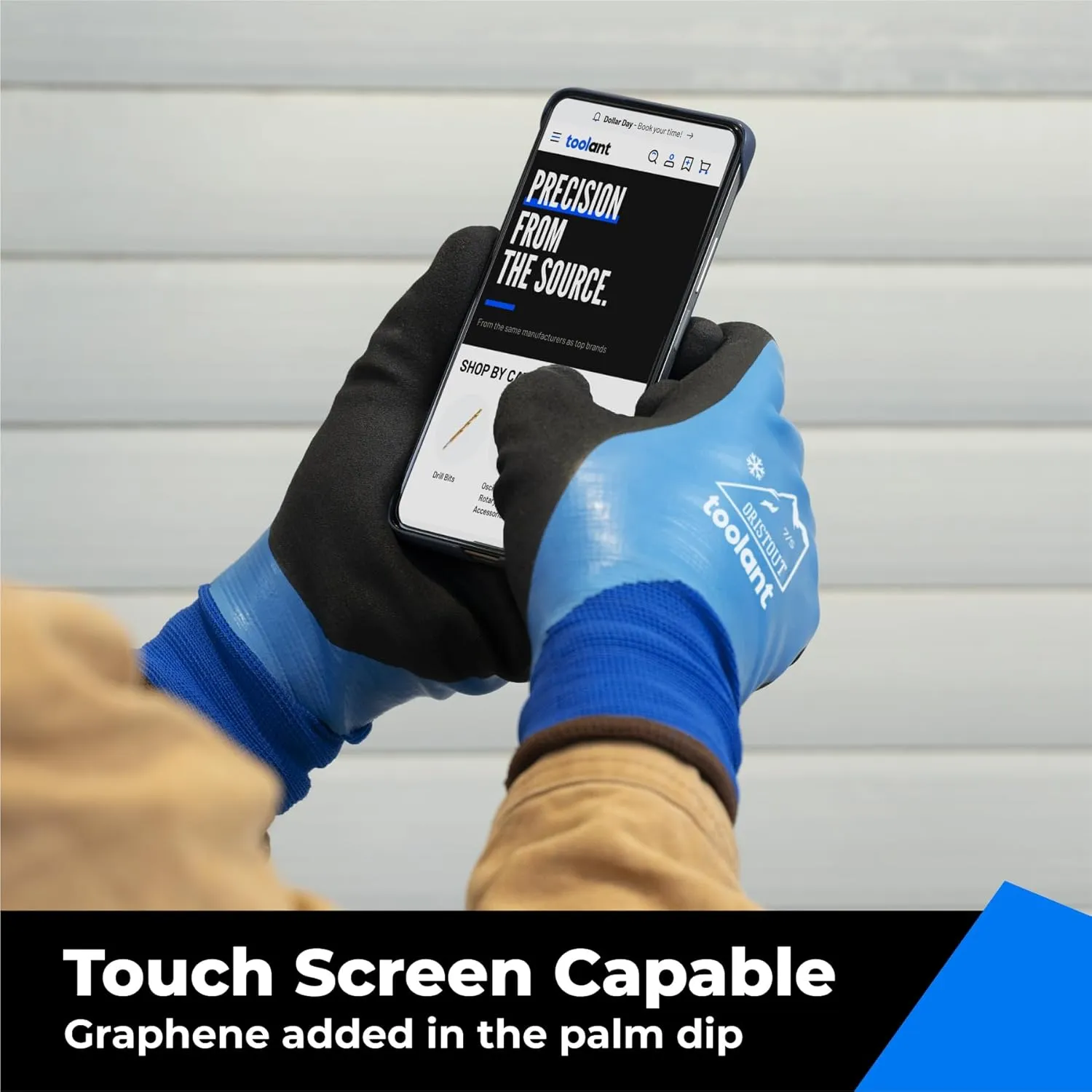 OriStout Waterproof Winter Work Gloves for Men and Women, Touchscreen, Freezer Gloves, Thermal Insulated, for Cold Weather