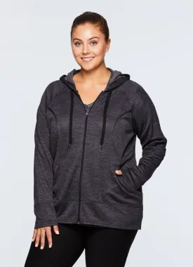 Plus Stratus Fleece Lined Full Zip Hoodie Jacket