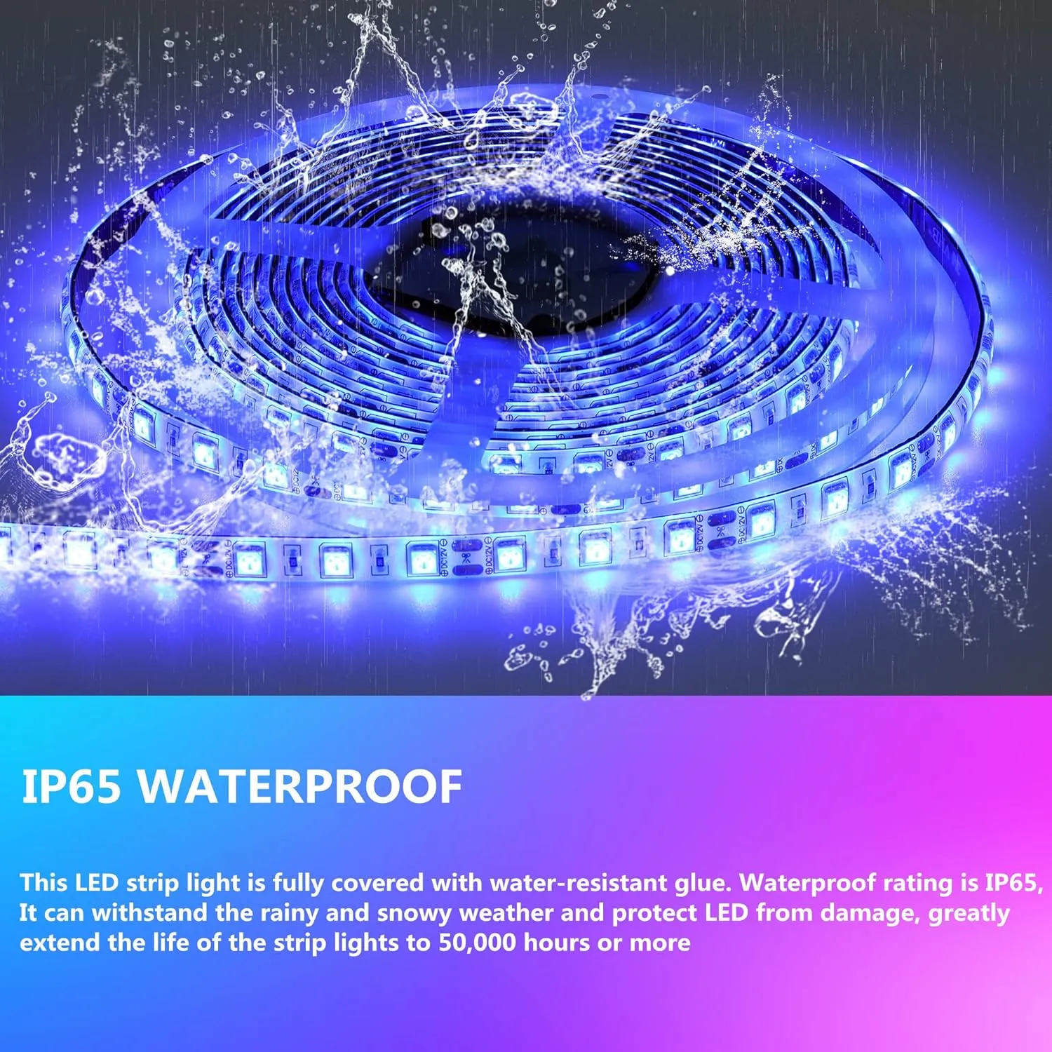 Pontoon Led Boat Lights, 12V 20FT Marine Led Strip Lights, Waterproof Boat Interior Light, Boat Deck Light, Night Fishing Lighting with and Extension Cable for Boats (Blue)