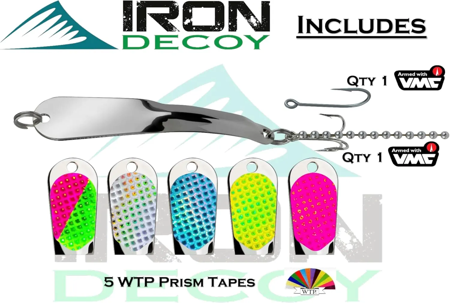 Salty Fishing Lure Spoon, Saltwater, Casting, Trolling, Jigging, Seatrout, Striped Bass, Mackerel, Snook, Tarpon, Bluefish, Salmon