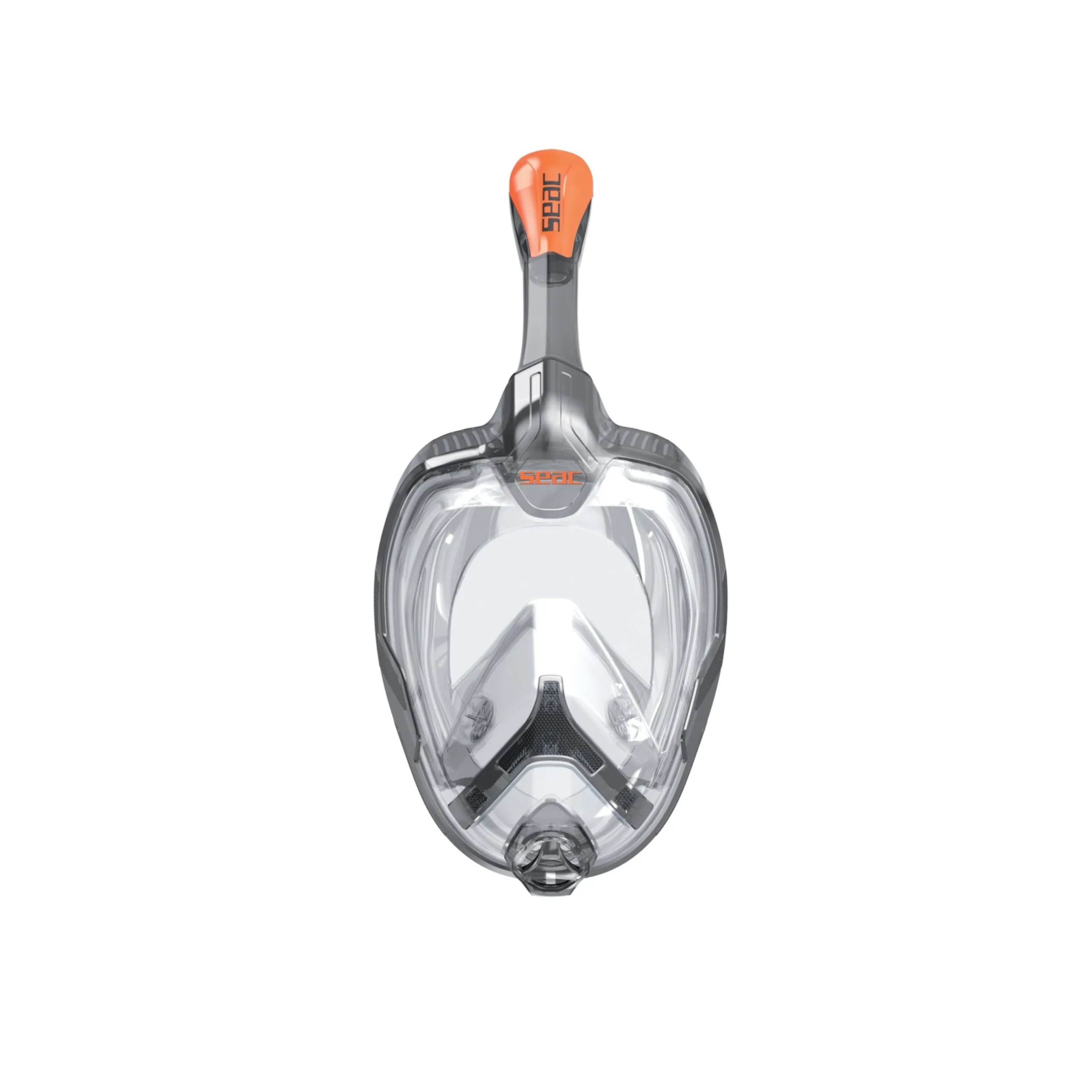 SEAC Unica Full Face Snorkel Mask Black/Orange