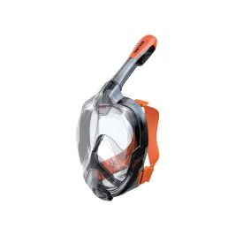 SEAC Unica Full Face Snorkel Mask Black/Orange