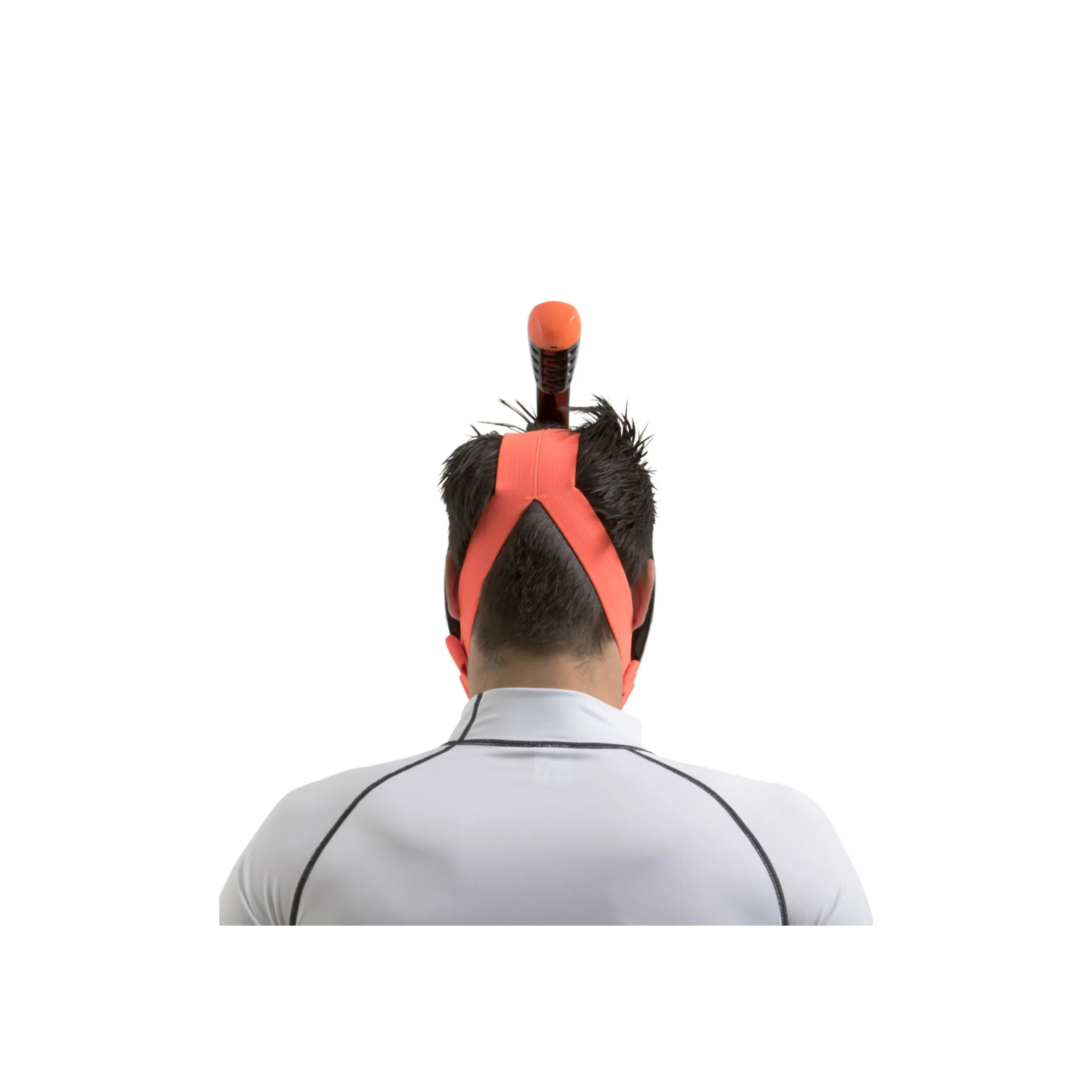 SEAC Unica Full Face Snorkel Mask Black/Orange