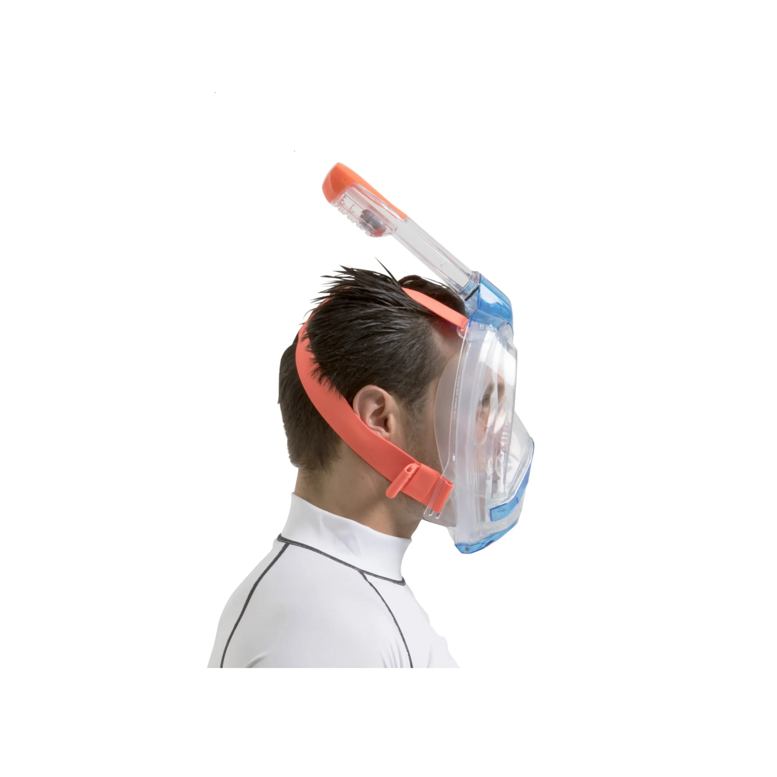 SEAC Unica Full Face Snorkel Mask Blue/Orange