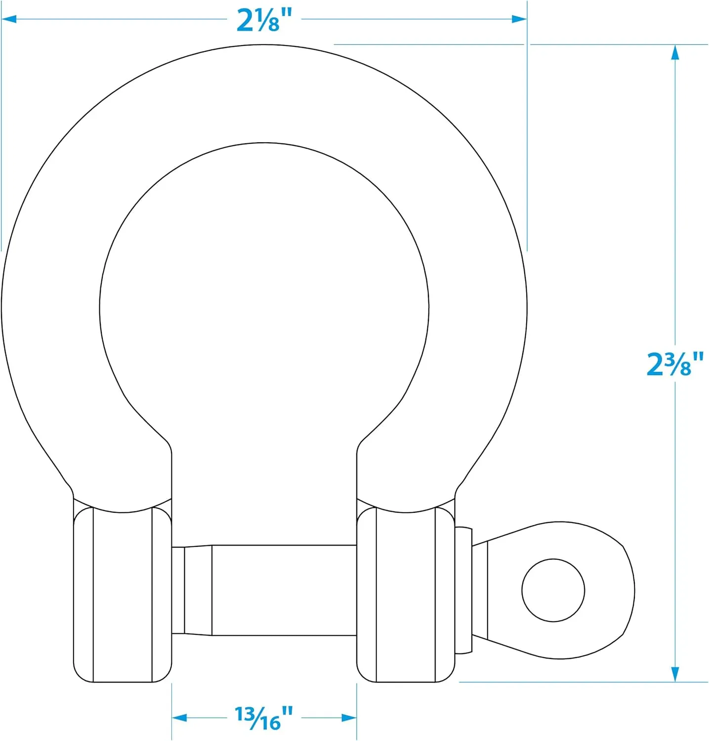 Seachoice Stainless Steel Anchor Shackle