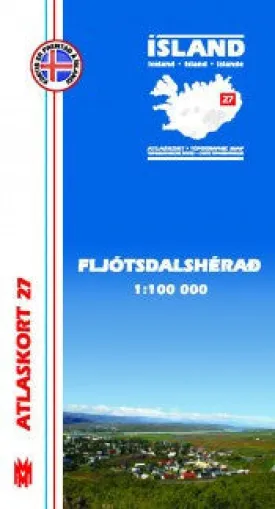 Topographic Map - Fljótsdalshérað