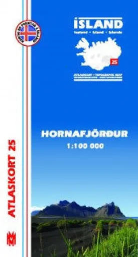 Topographic Map - Hornafjörður