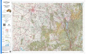 Wagga Wagga I5515 AUSTopo 1:250,000 Map